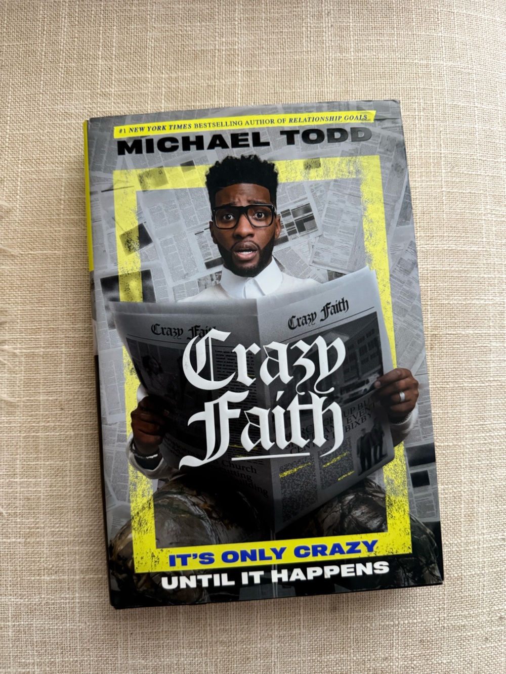Crazy Faith Hardcover Book Michael Todd